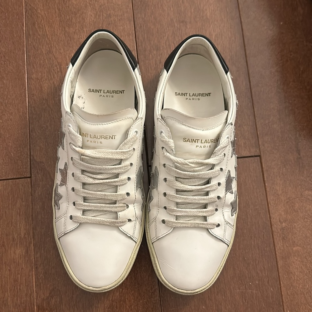 YSL  Court Metallic Star sneakers - Picture 5 of 11
